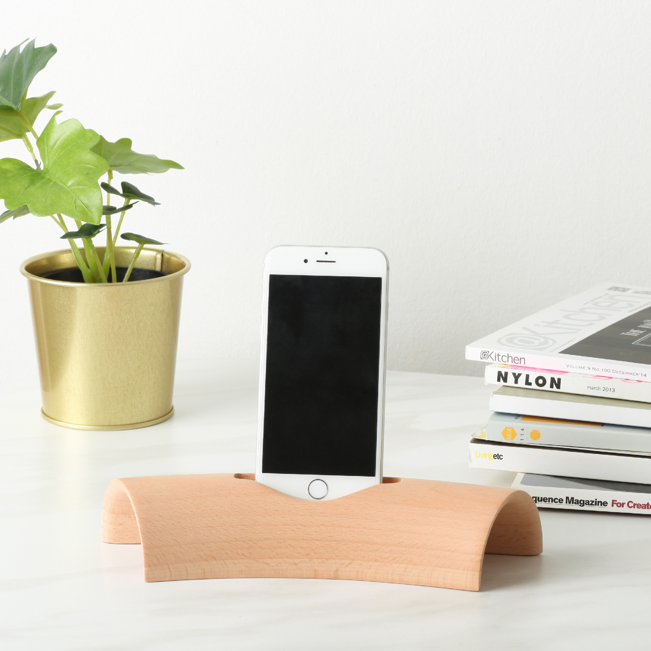 THUMM Acoustic iphone dock | Natural