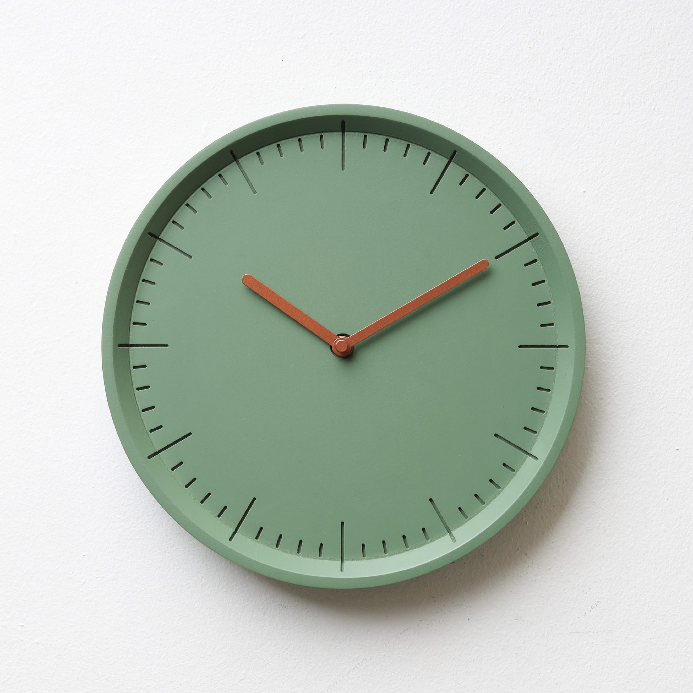 METER Willow Green B. | Copper H. wall clock