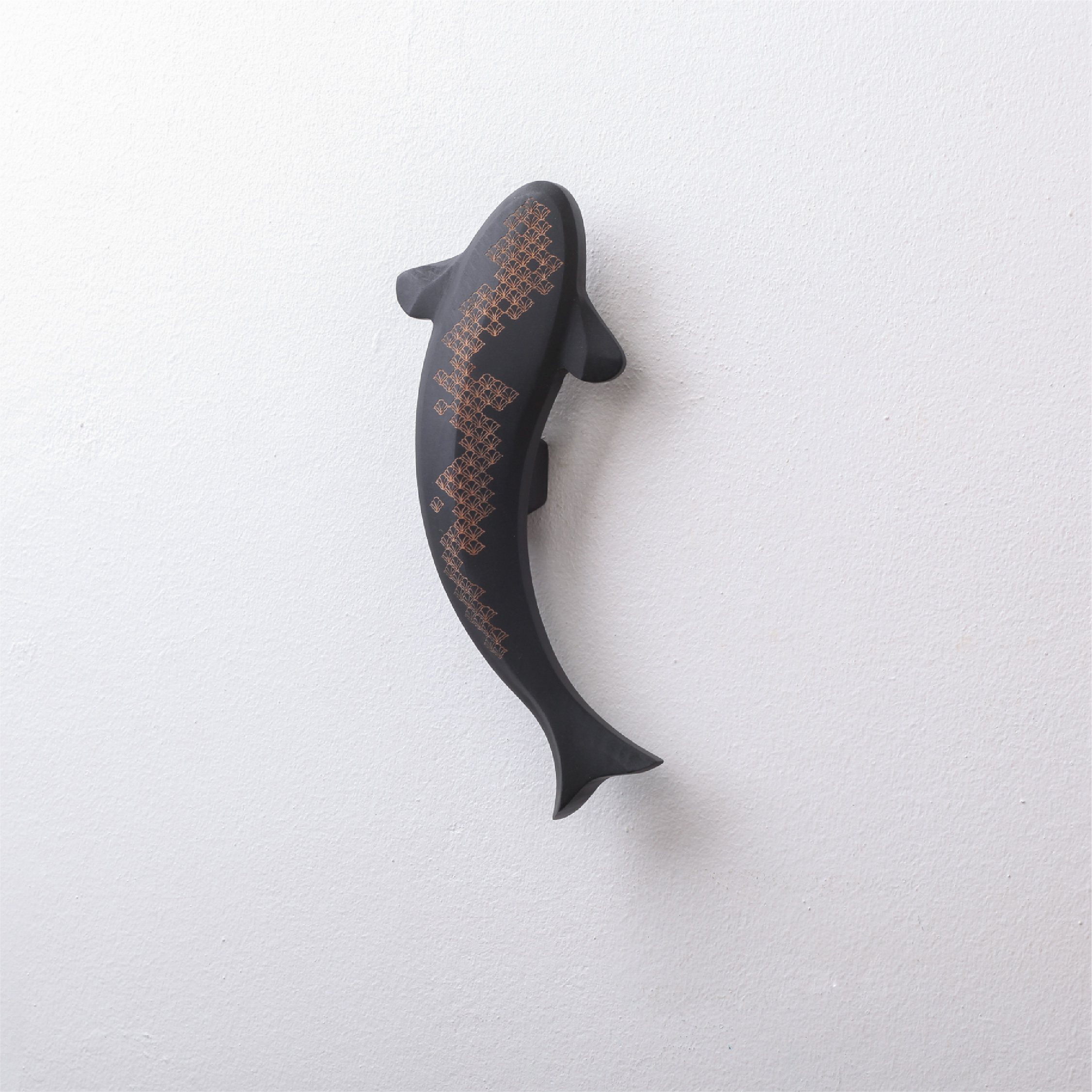 LI ( set9-Black Inazuma) : wall decoration ปลาคาร์ปตกแต่งผนัง
