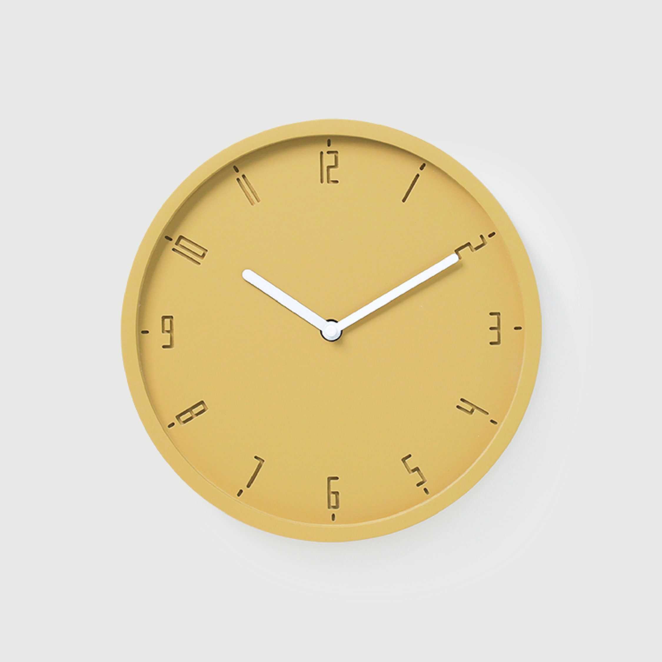 TIMY-C-Yellow B. | White H. wall clock