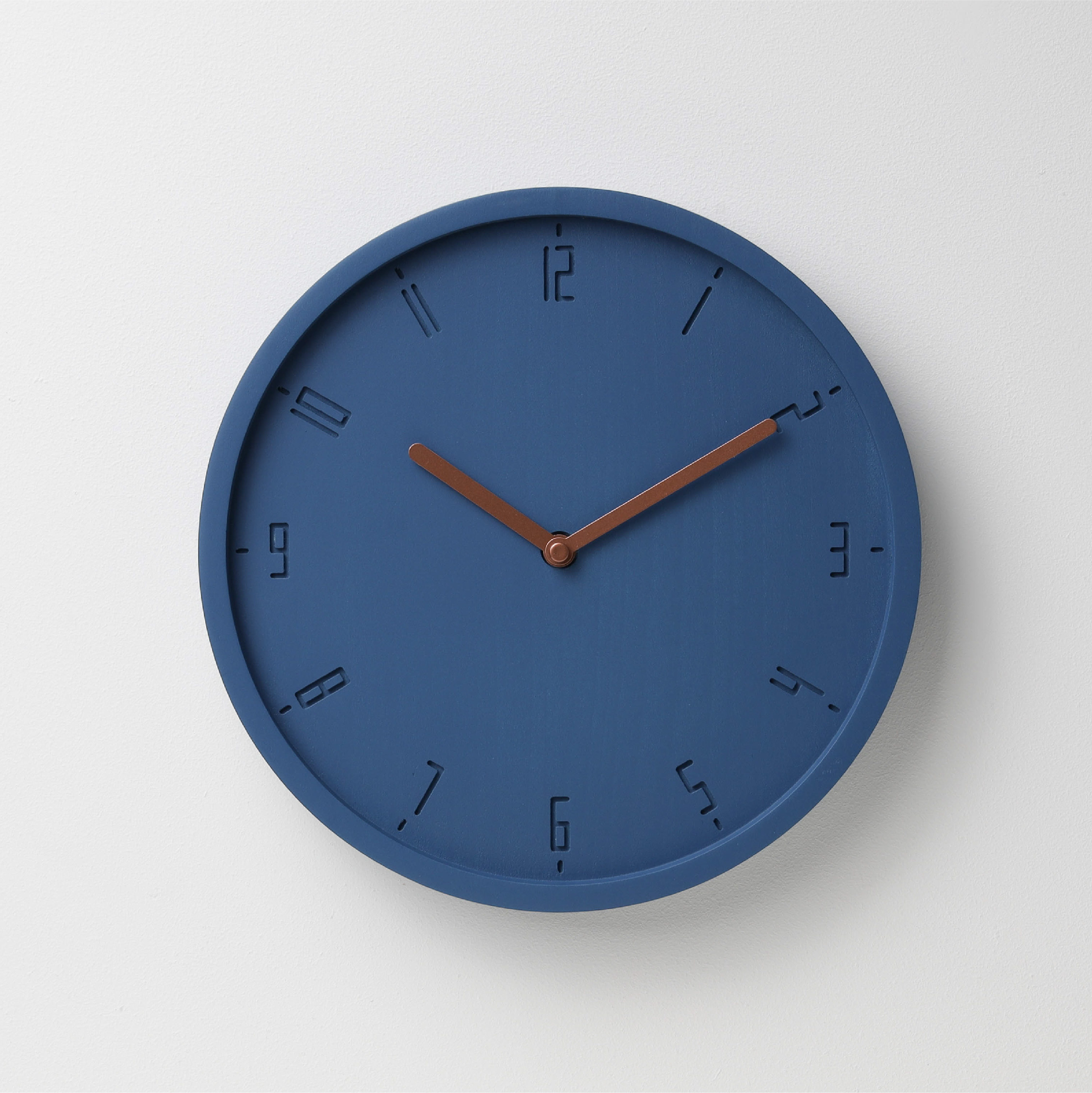 TIMY-C-Midnight Blue | Copper H. wall clock
