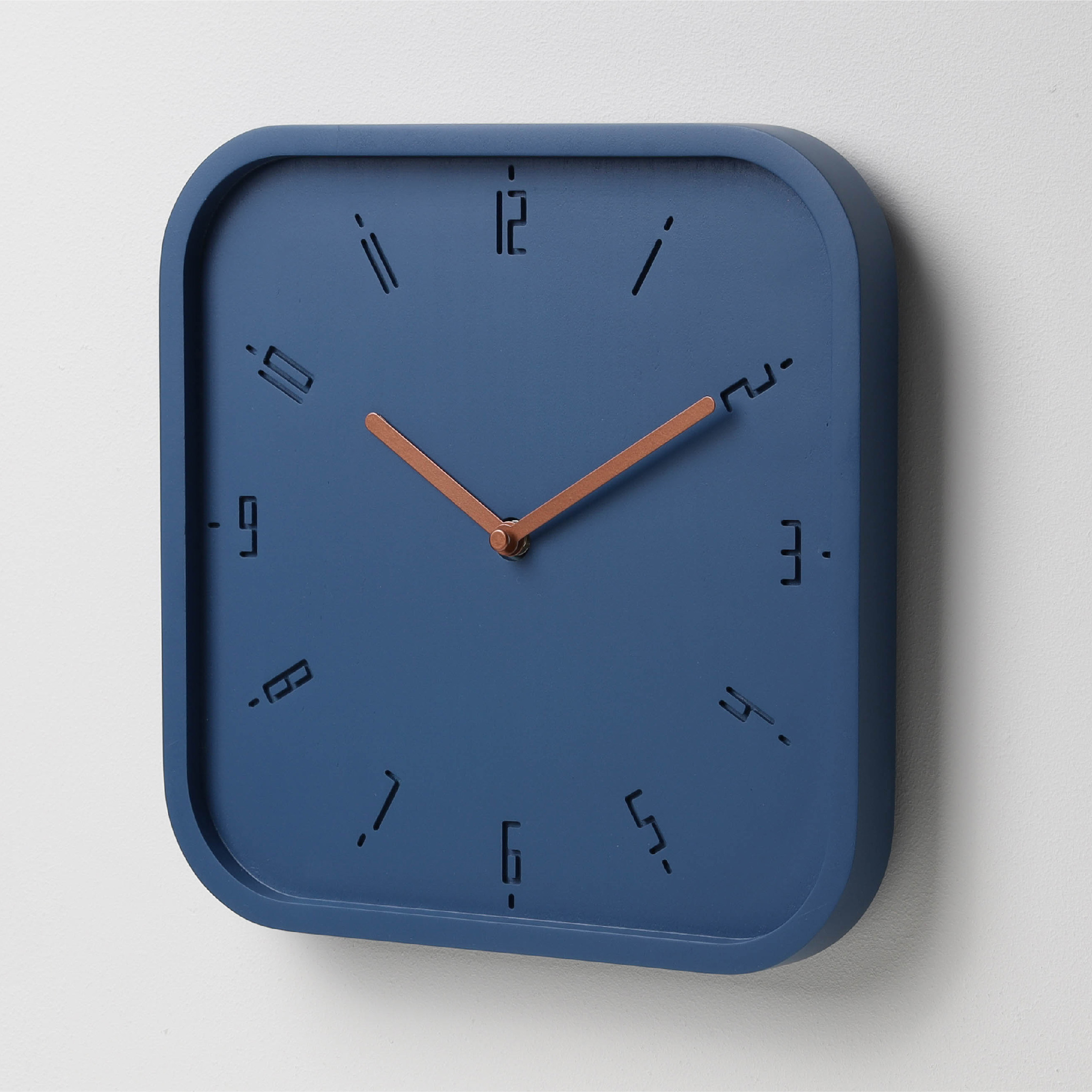 TIMY-S-Midnight Blue B. | Copper H. wall clock