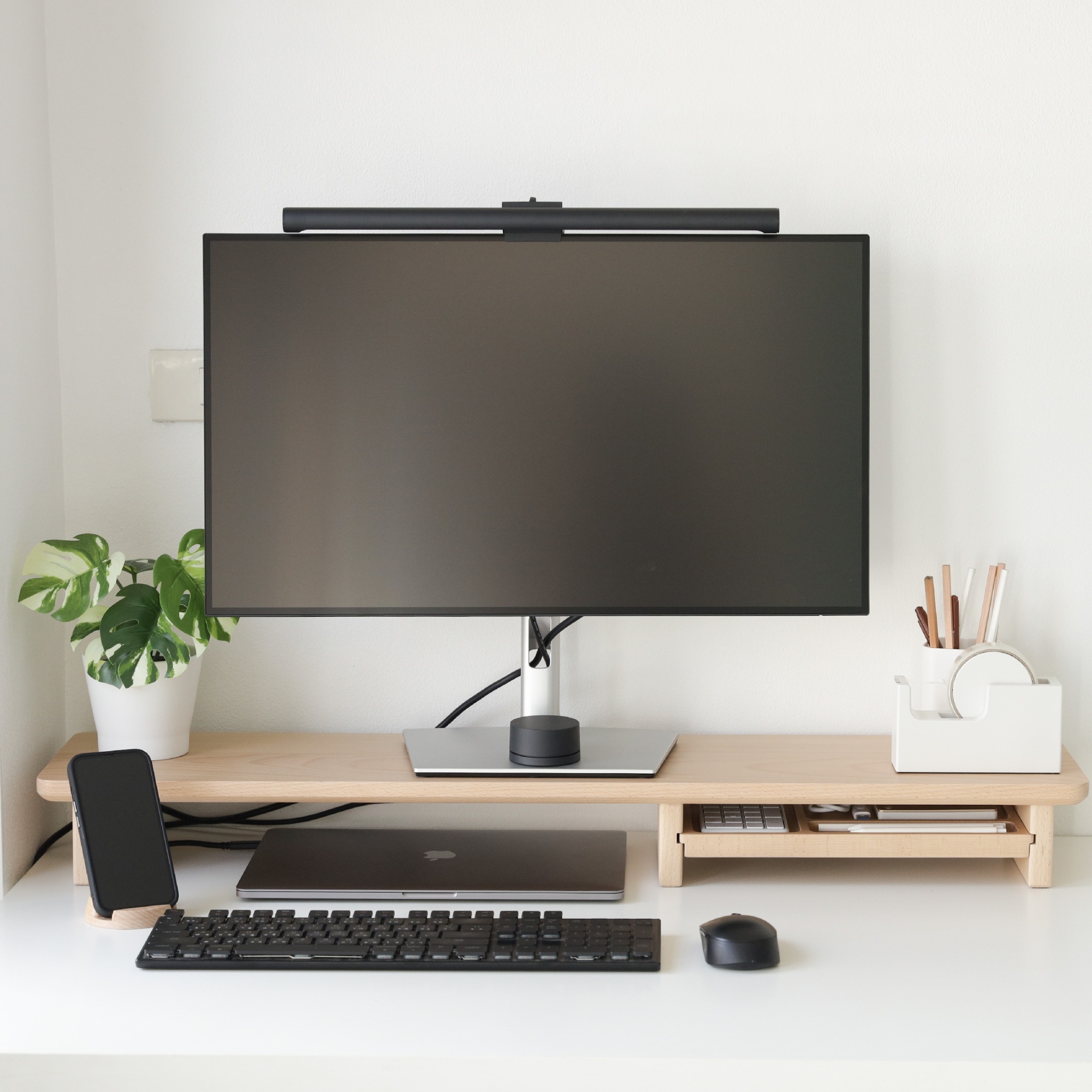 THOMAS-L Natural monitor stand