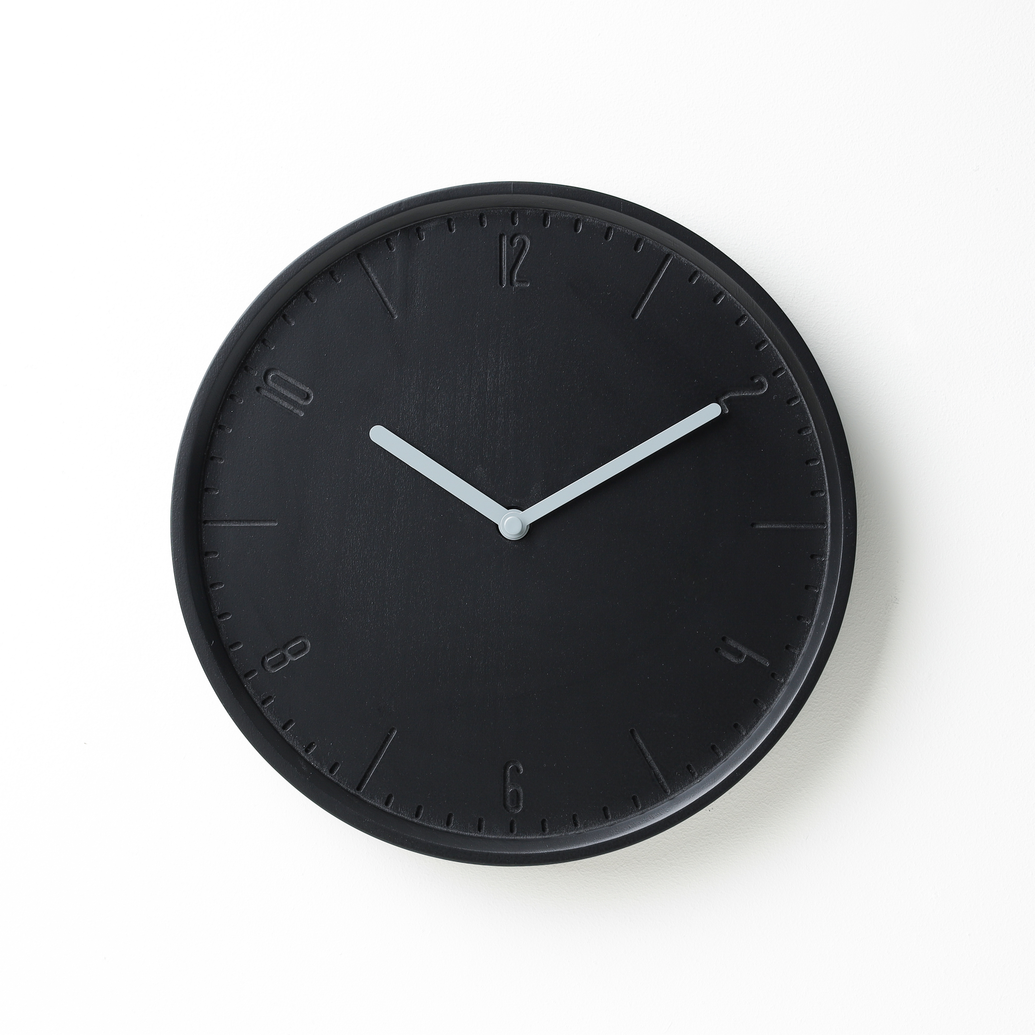 COBY-W-Charcoal Black B. | Grey H. wall clock