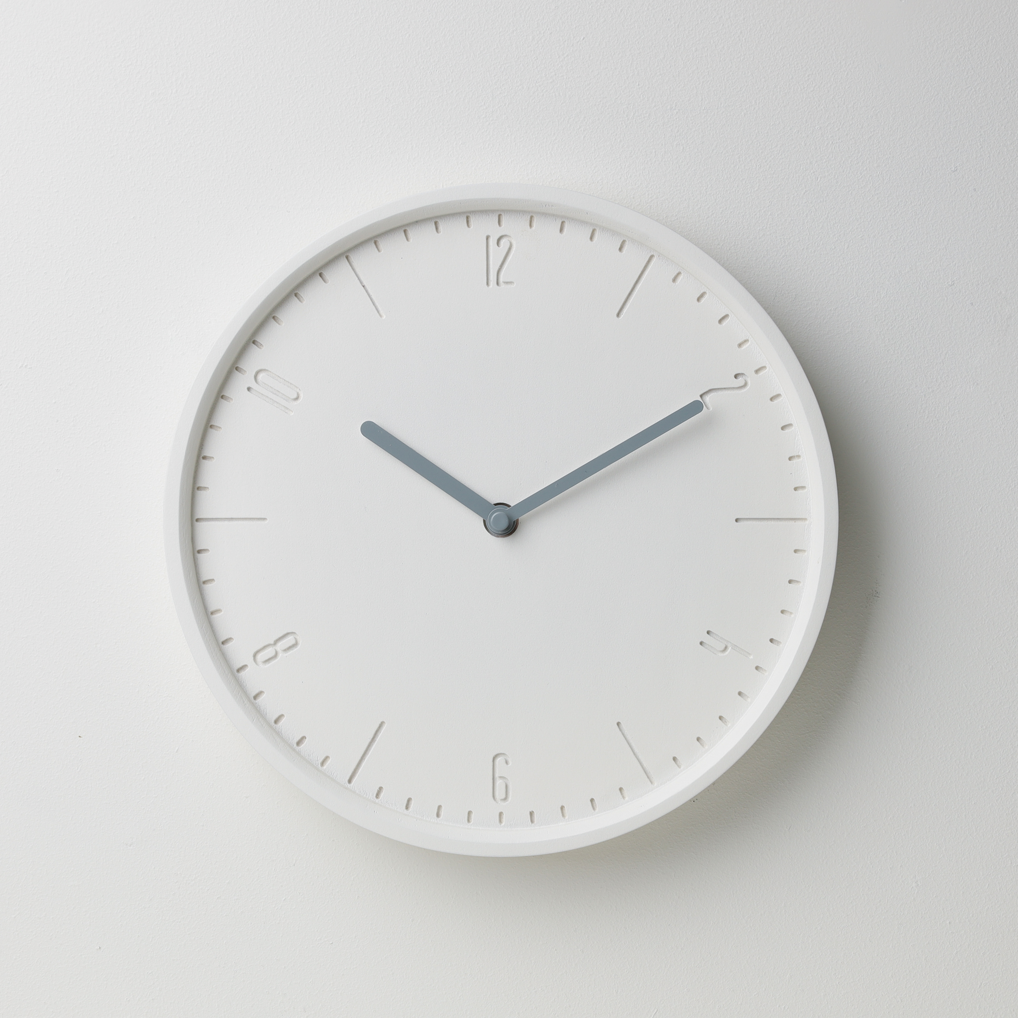 COBY-W-White B. | Grey H. wall clock