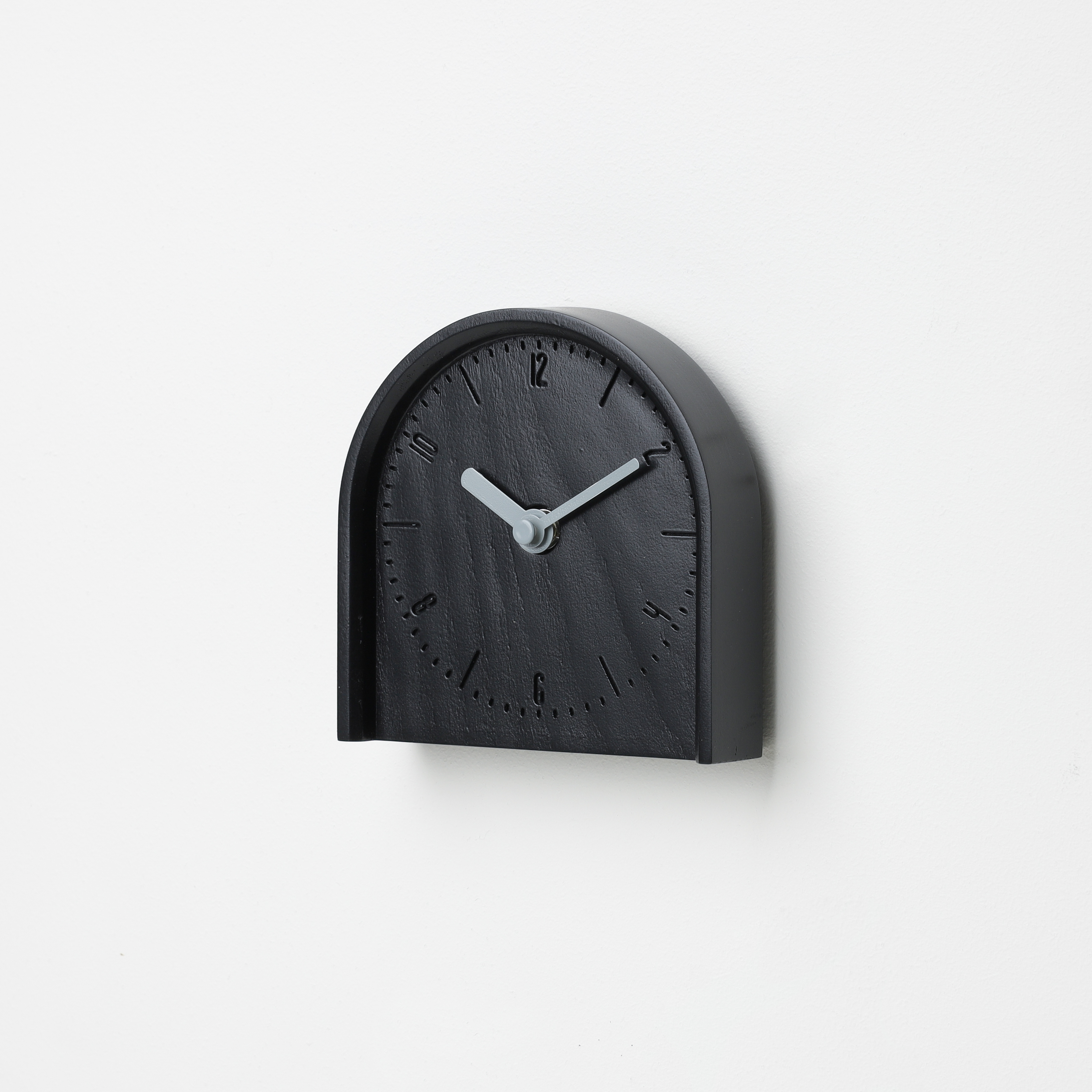 COBY-T-Charcoal B. | Grey H. wall-table clock