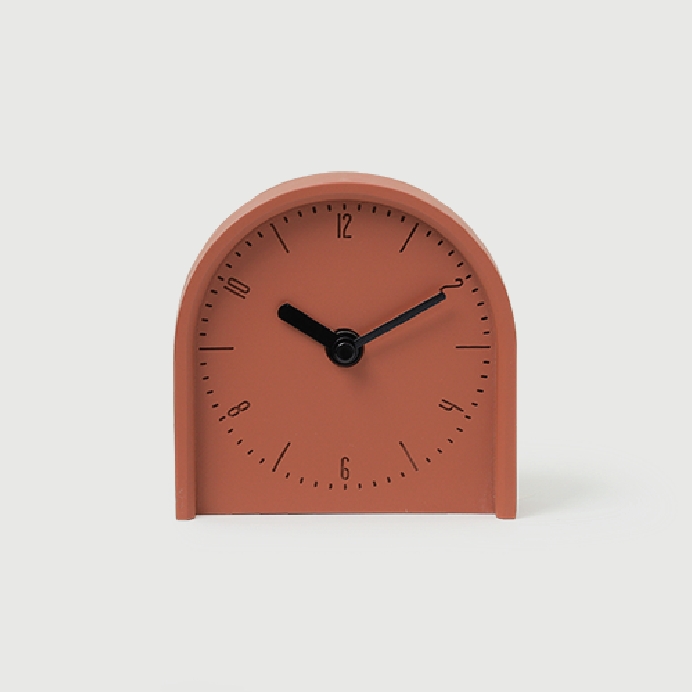COBY-T-Brick Red B. | BlackH. wall-table clock